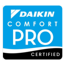 SunVena HVAC Certified Daikin Comfort Pro badge